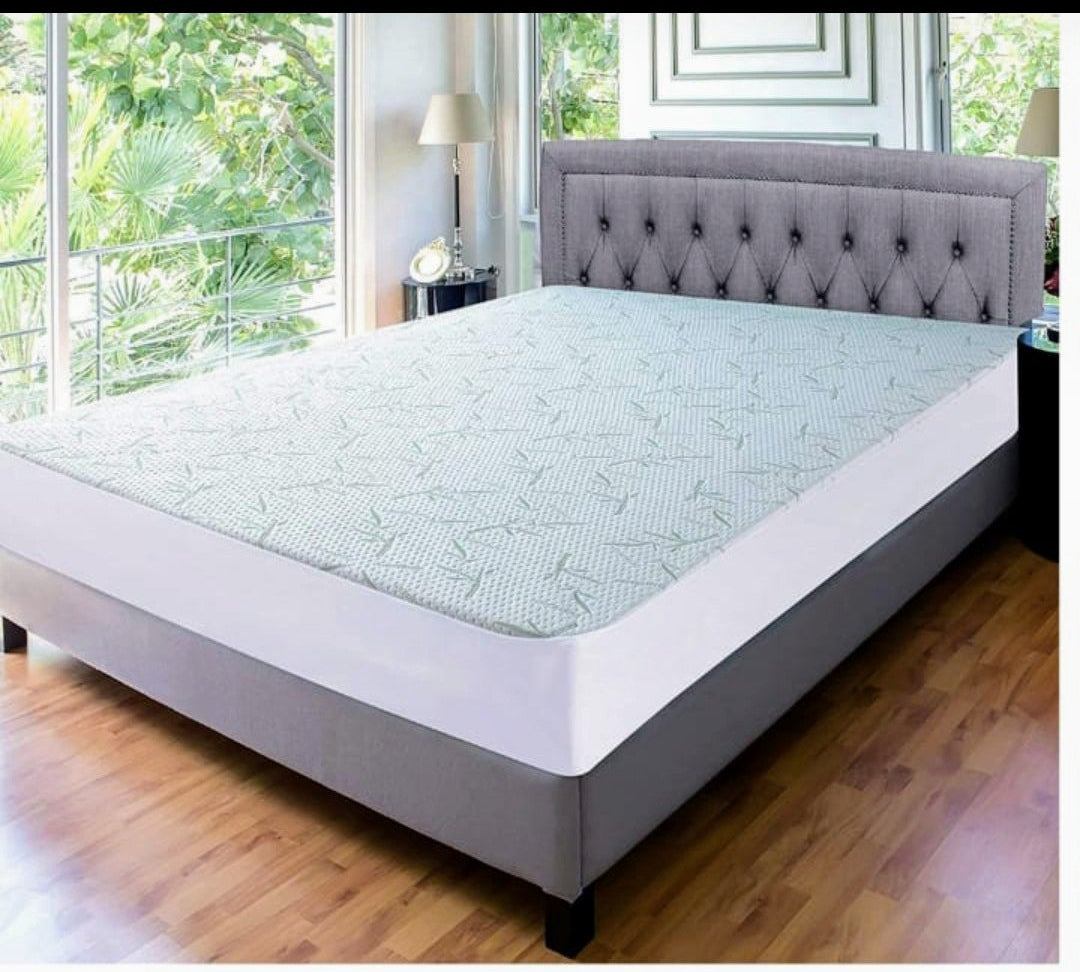 Premium Bamboo Quilted Waterproof Mattress Cover